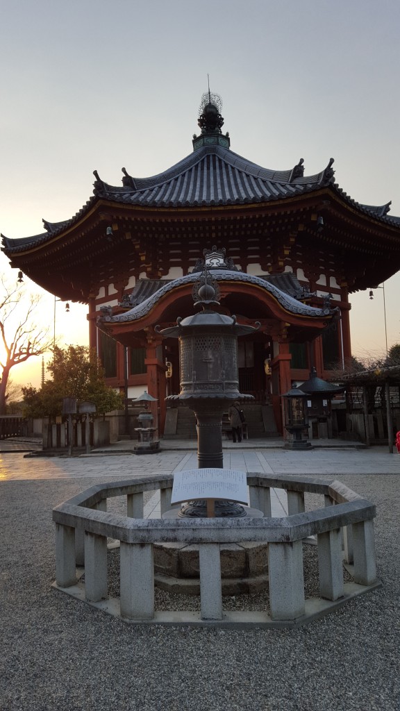 A temple in the touristy section of Nara. Not exactly where Santiago lived -- but a slice of Nara.